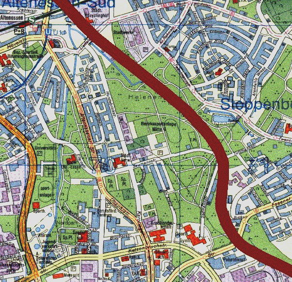 Karte Stoppenberg