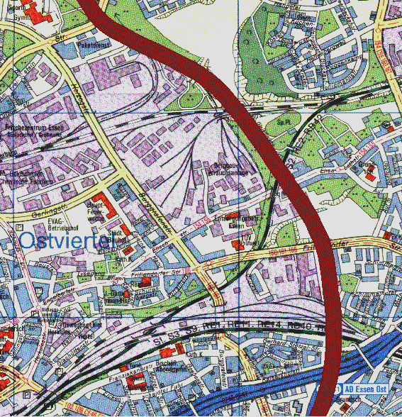 Karte Frillendorf